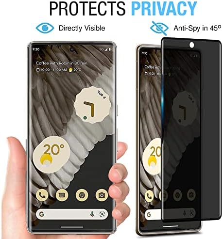Zeking [2+2 Pack] עבור Google Pixel 7 Pro Pro Privation Protector Screen Screen Screen and Protector Lens, [Anti-Scratch]